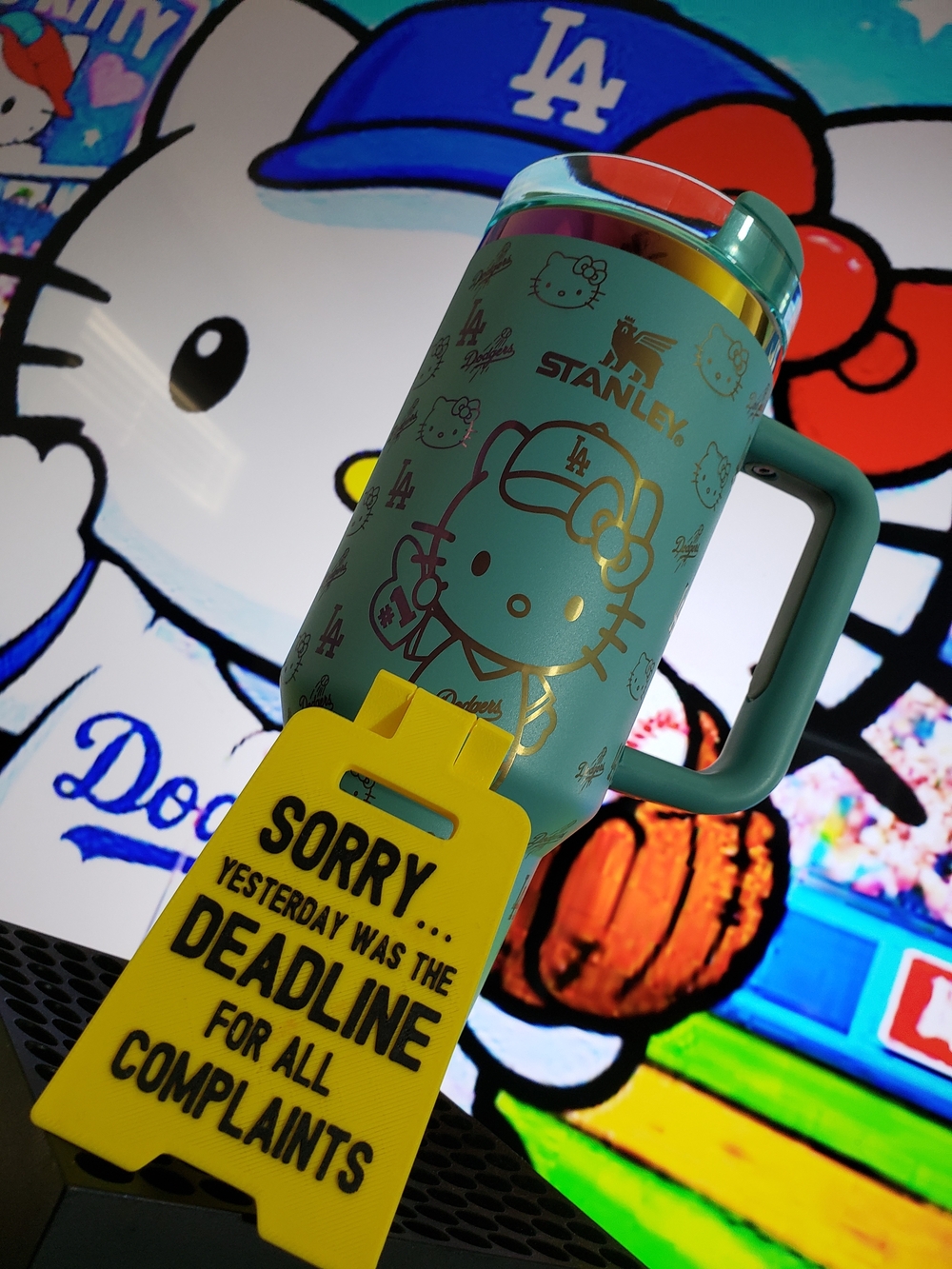 Stanley Hello Kitty Teal Insulated Travel Mug